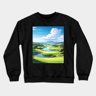 Golf Panorama. Sports Crewneck Sweatshirt